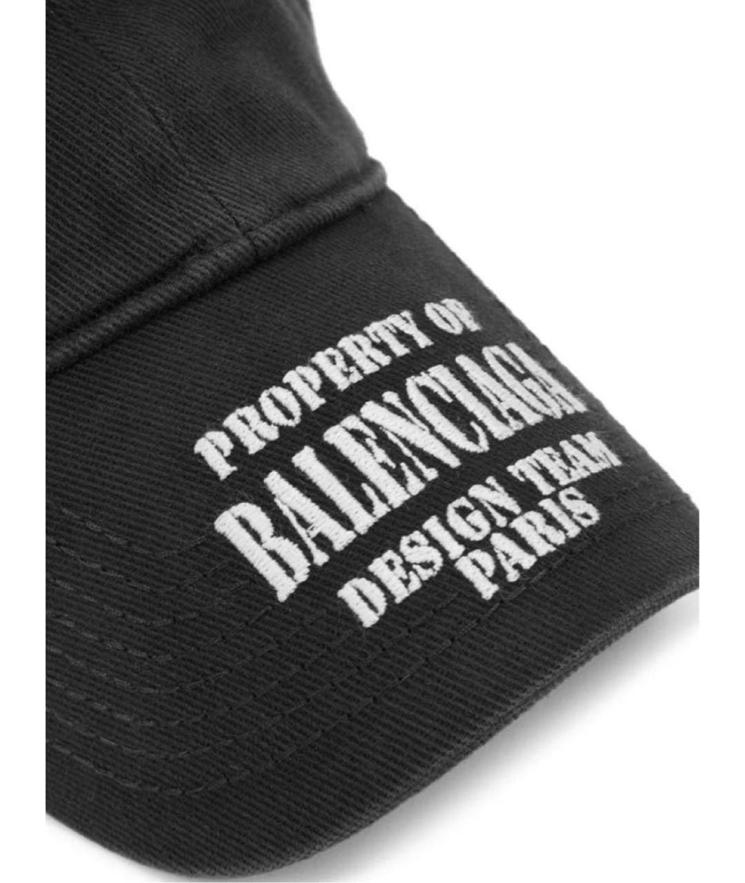 BALENCIAGA Серая хлопковая кепка, фото 8