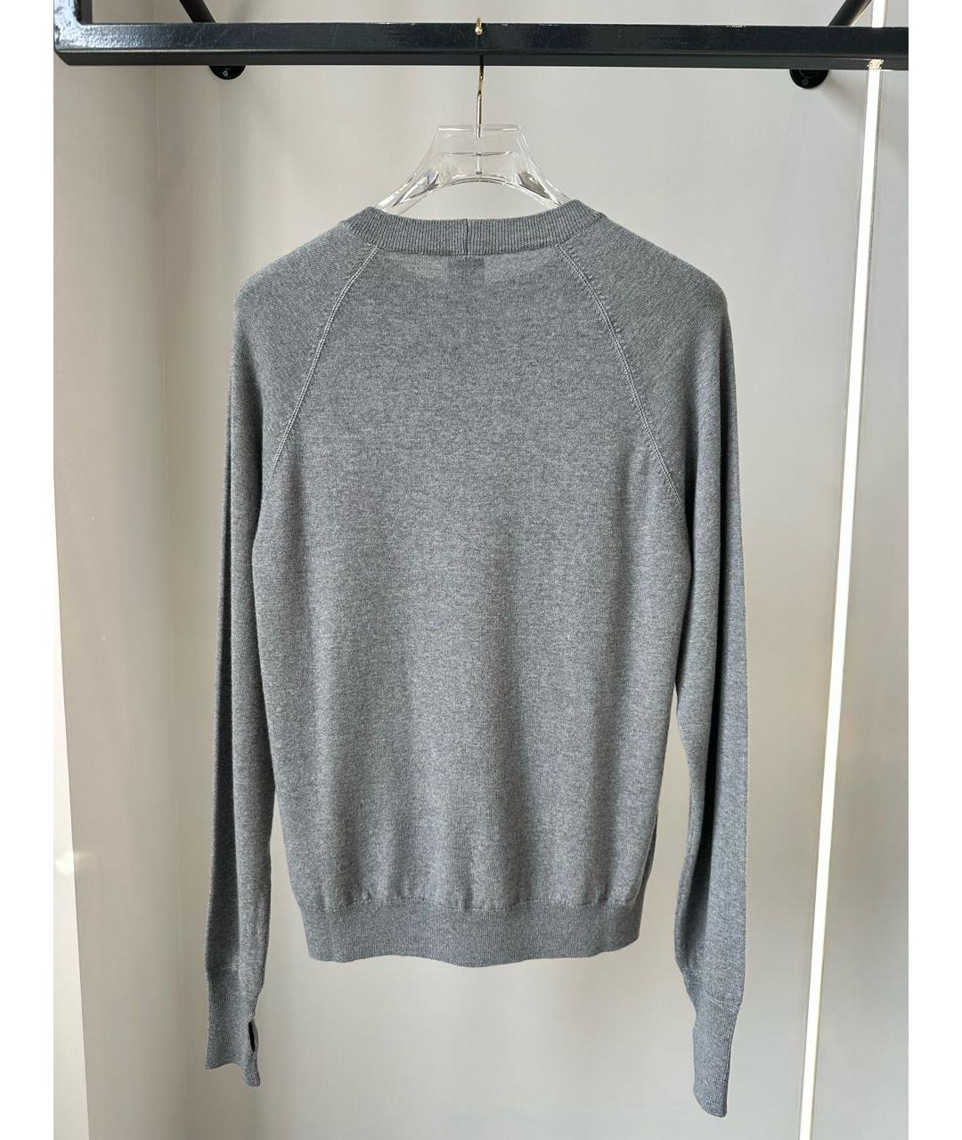 ELEVENTY Серый шерстяной джемпер / свитер, фото 3