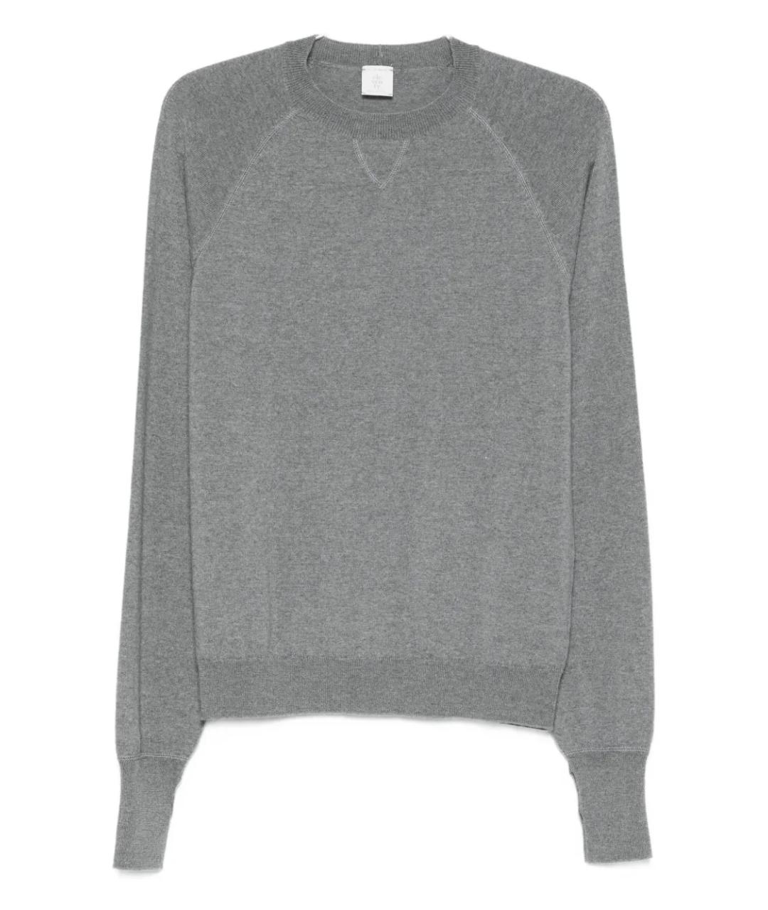ELEVENTY Серый шерстяной джемпер / свитер, фото 1