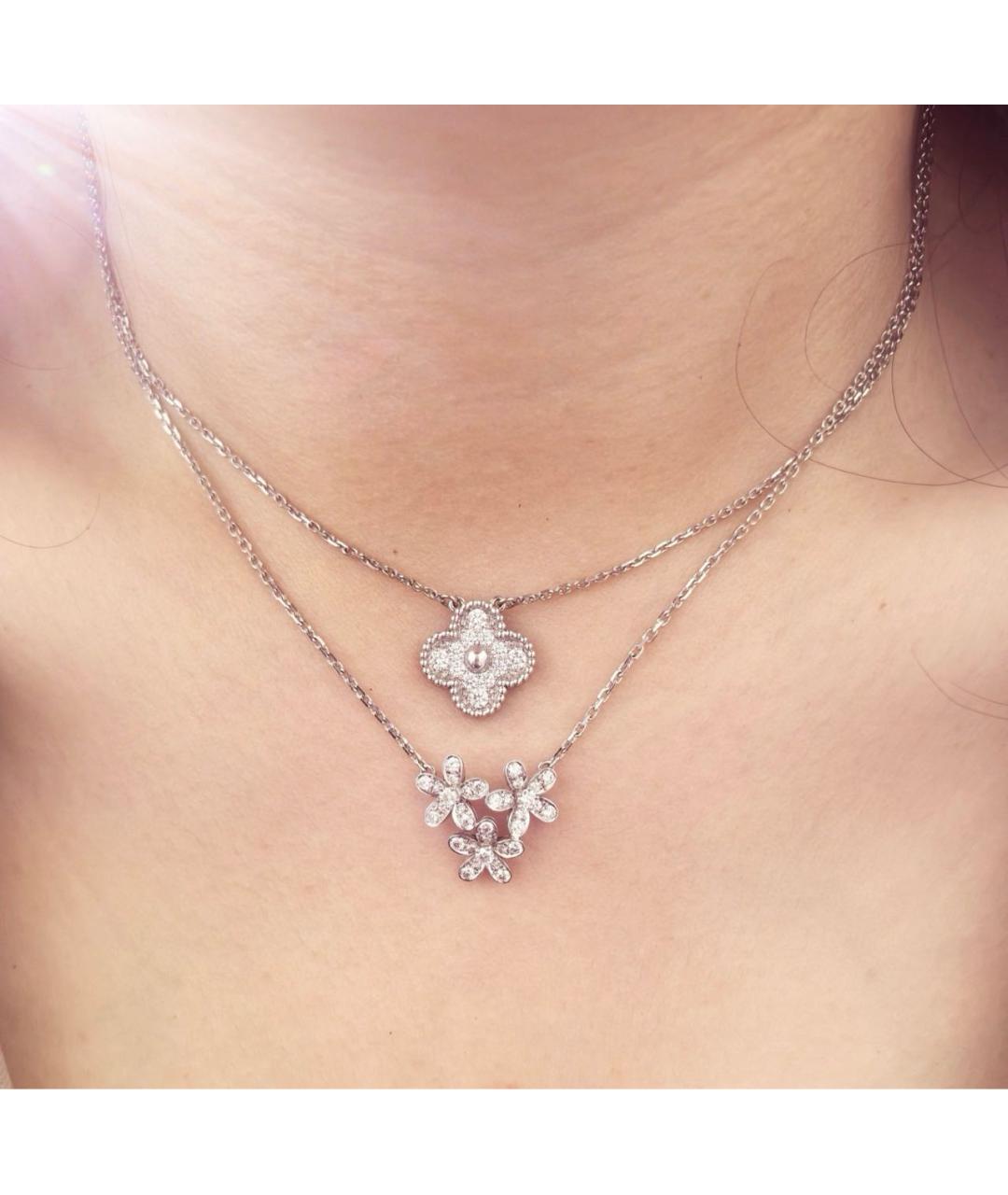 VAN CLEEF & ARPELS Серебряное колье из белого золота, фото 6