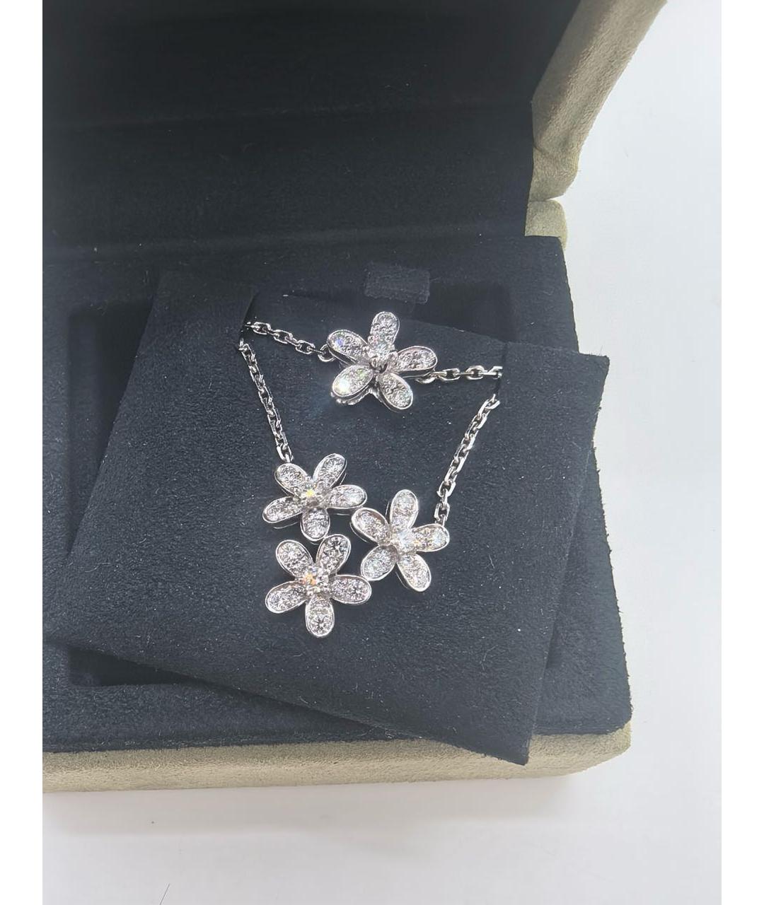 VAN CLEEF & ARPELS Серебряное колье из белого золота, фото 4