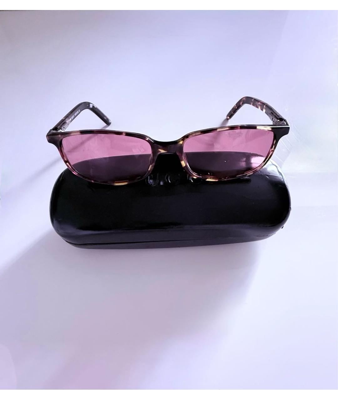 GUCCI Коричневые пластиковые солнцезащитные очки, фото 4