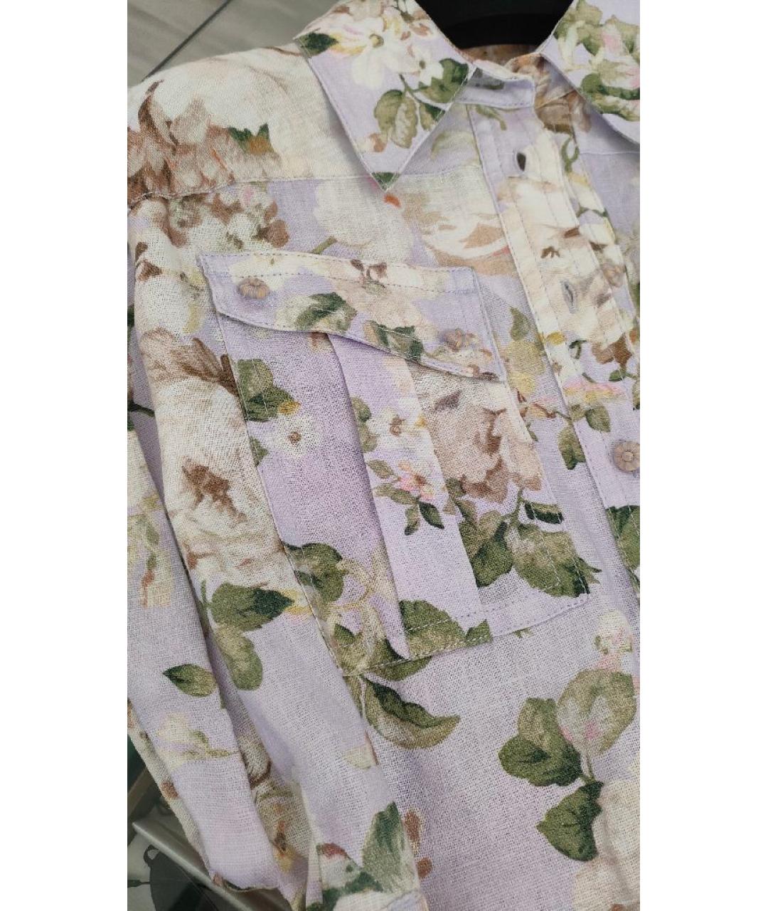 ZIMMERMANN Мульти льняной комбинезон, фото 4