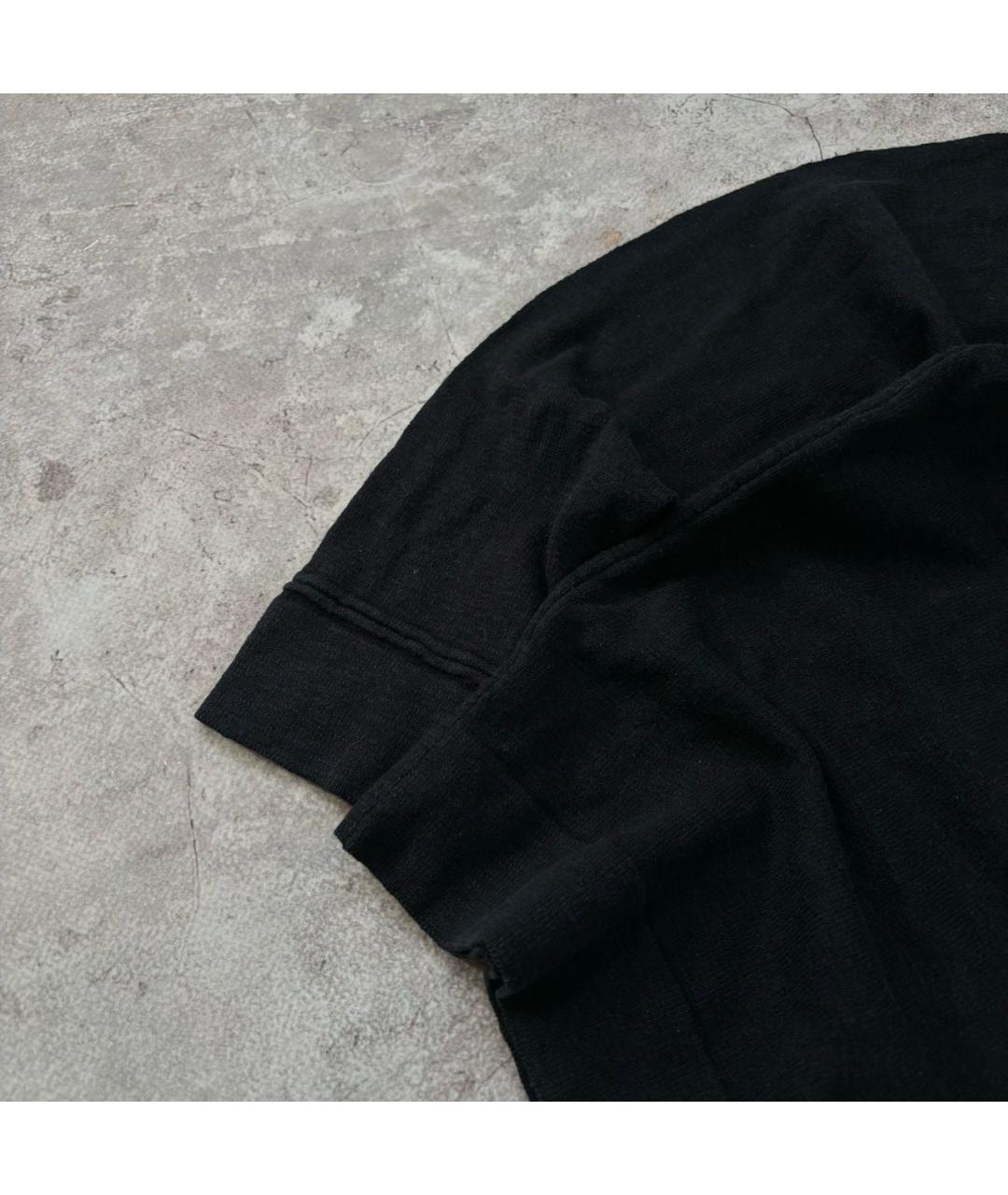 STONE ISLAND Черный хлопковый джемпер / свитер, фото 5