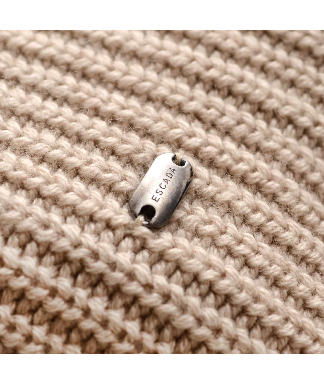 ESCADA Бежевый шелковый кардиган, фото 7