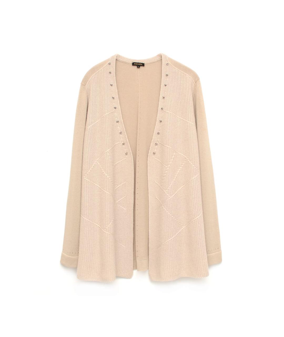 ESCADA Бежевый шелковый кардиган, фото 8