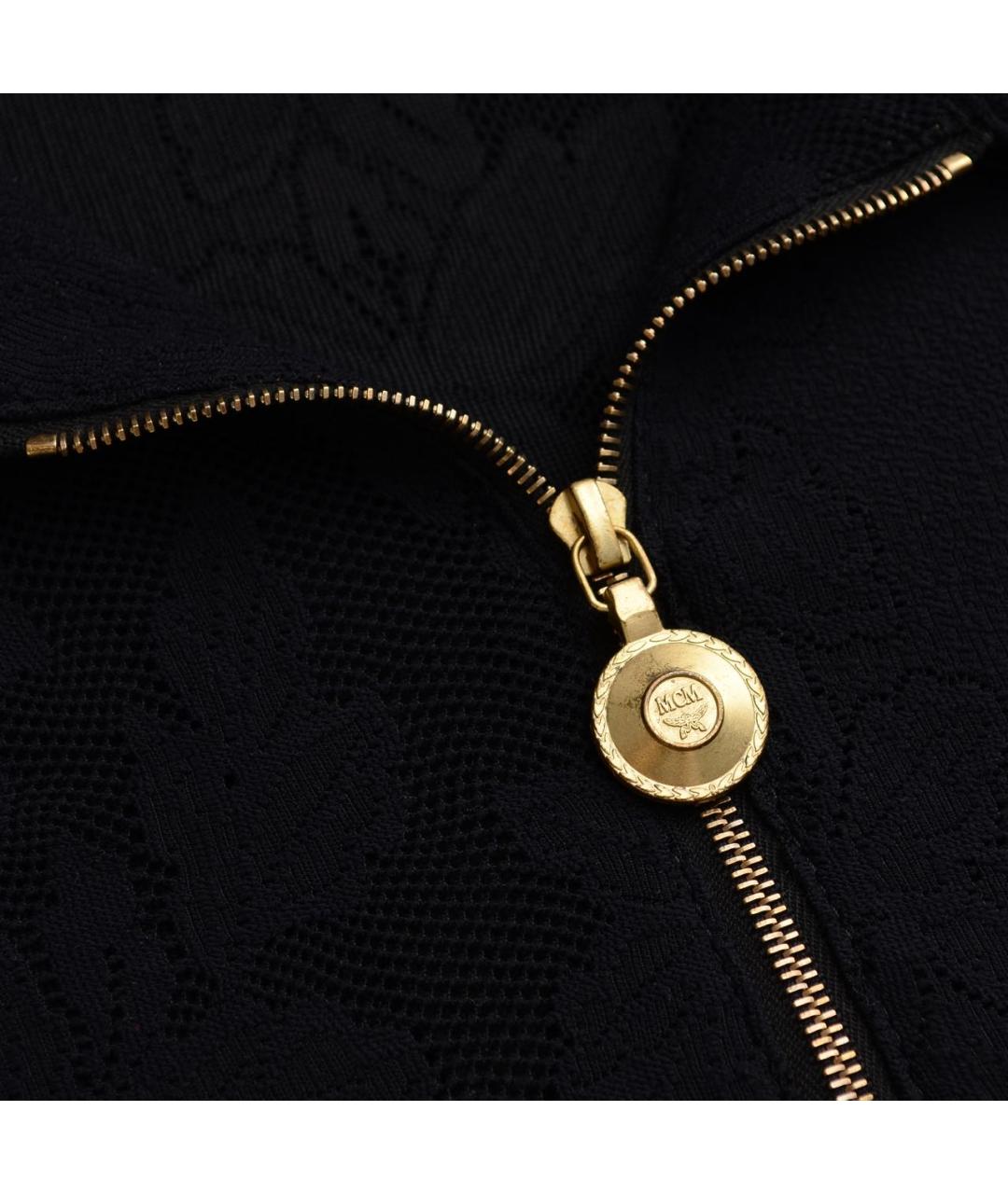 MCM Черная полиамидовая блузы, фото 4