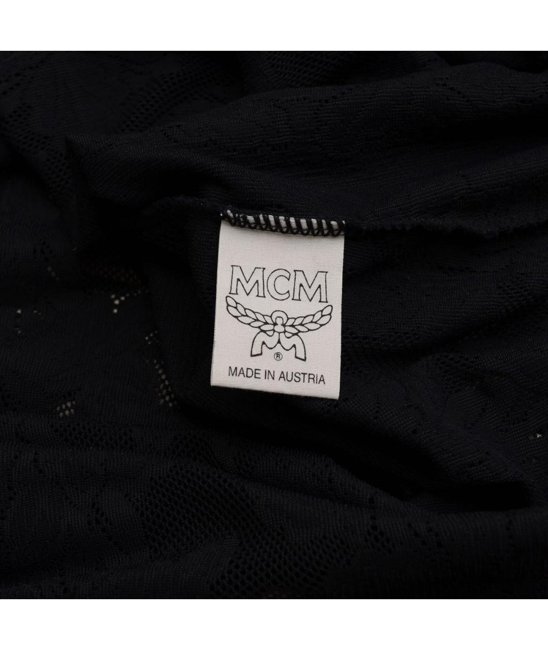 MCM Черная полиамидовая блузы, фото 5