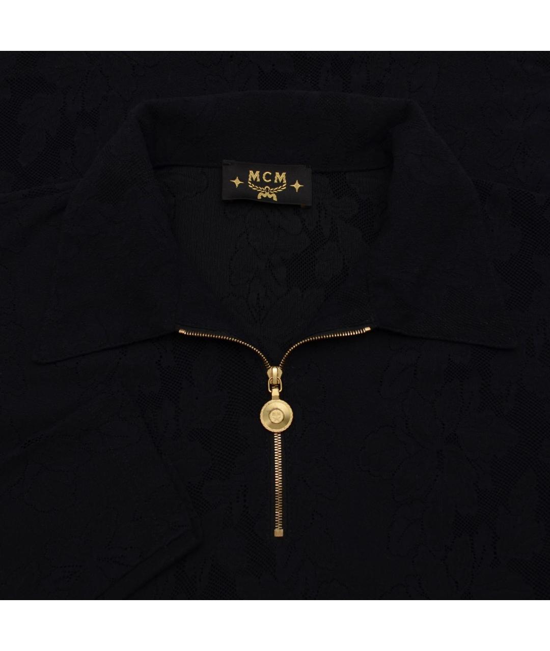 MCM Черная полиамидовая блузы, фото 3