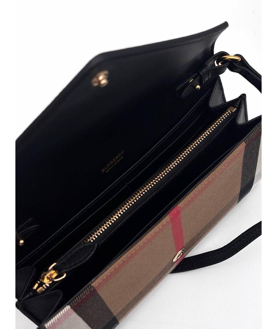 BURBERRY Черная сумка через плечо, фото 4