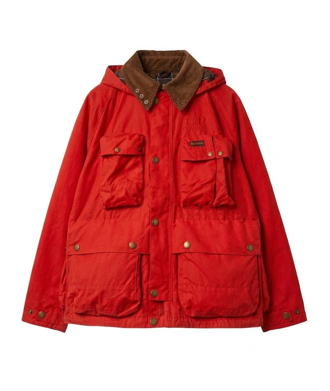 CP COMPANY Красная хлопковая куртка, фото 1