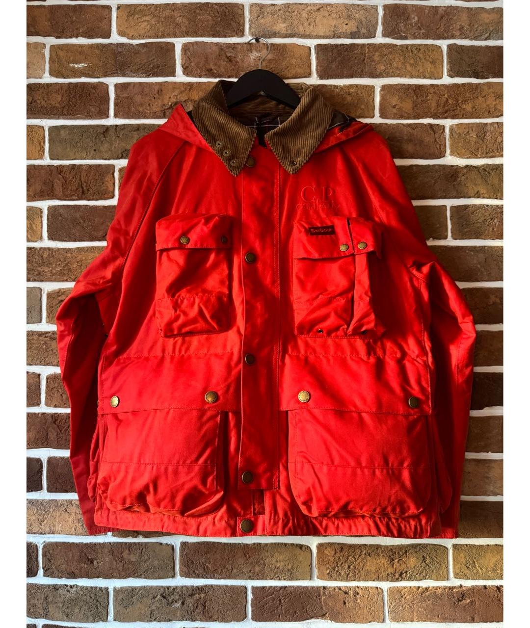 CP COMPANY Красная хлопковая куртка, фото 9