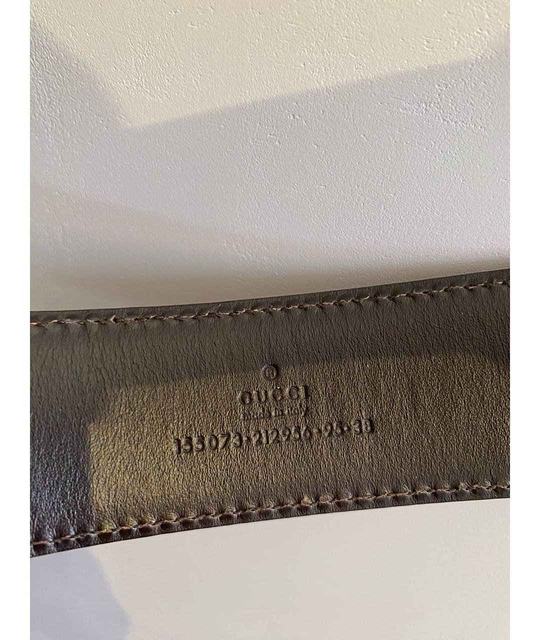 GUCCI Красный кожаный ремень, фото 3