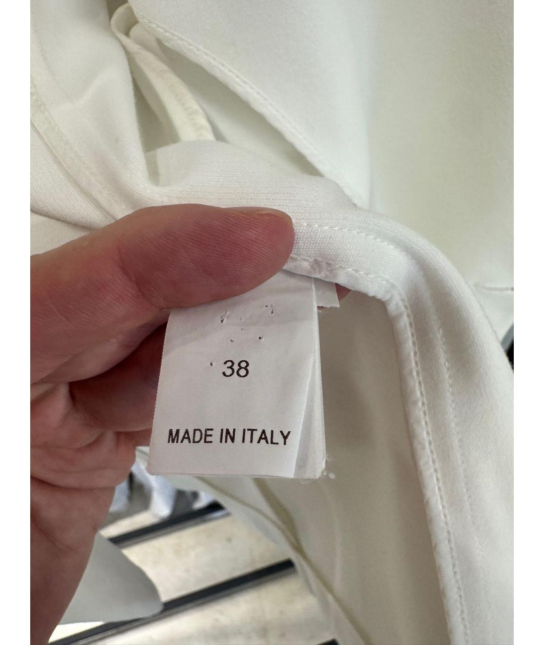 BRUNELLO CUCINELLI Белый хлопковый жакет/пиджак, фото 4