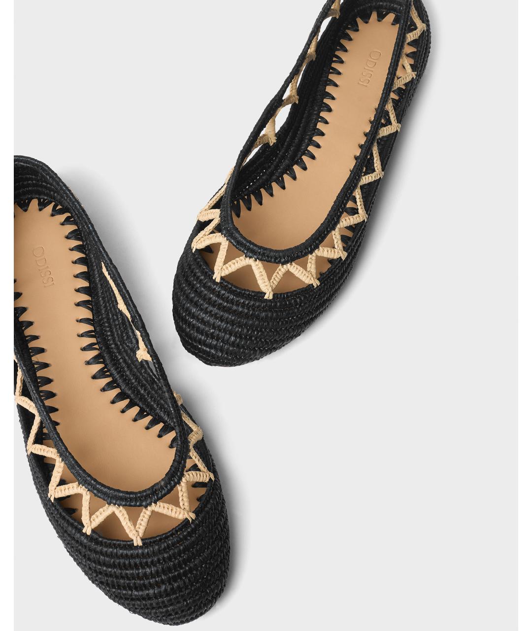 Odissì Черные балетки, фото 4