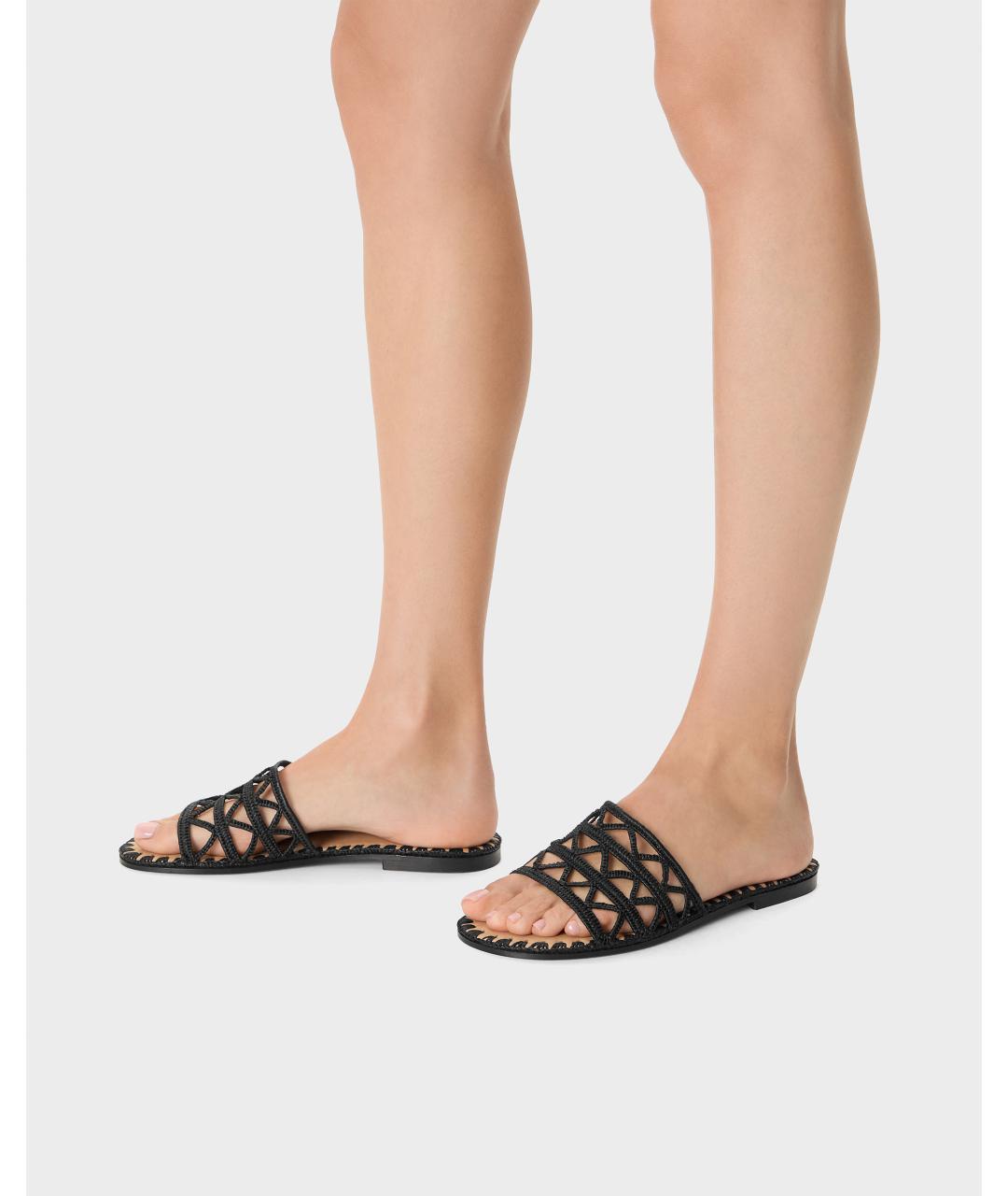 Odissì Черные шлепанцы, фото 5