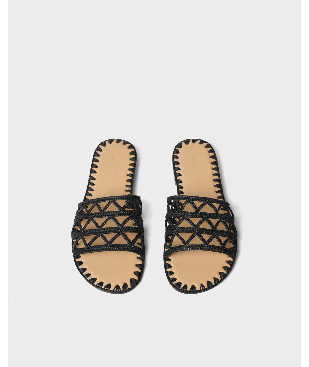 Odissì Черные шлепанцы, фото 3