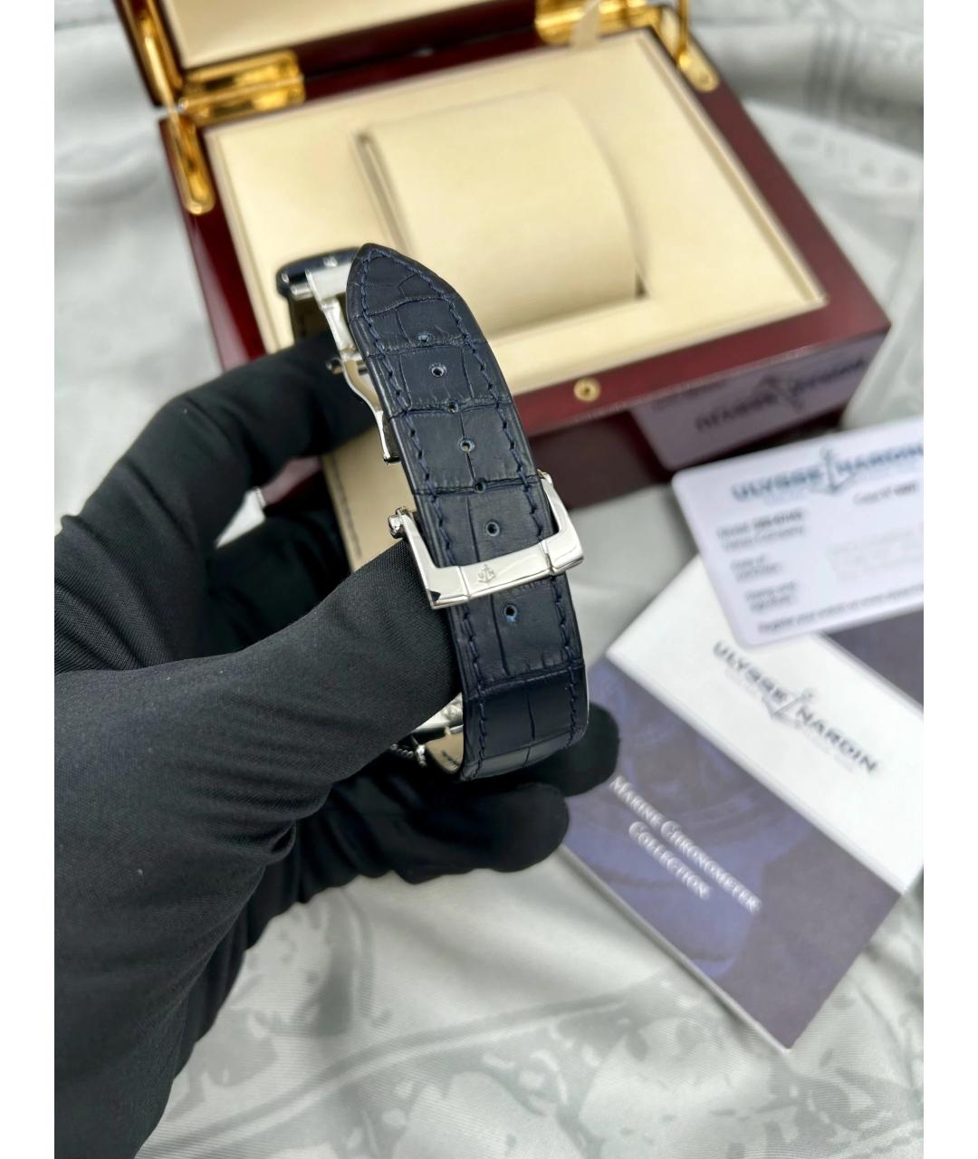 Ulysse Nardin Темно-синие часы, фото 6