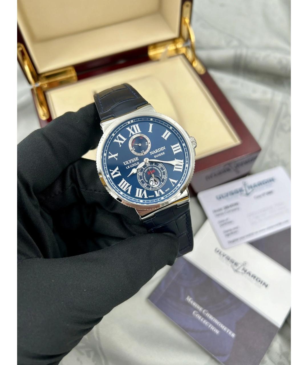 Ulysse Nardin Темно-синие часы, фото 2