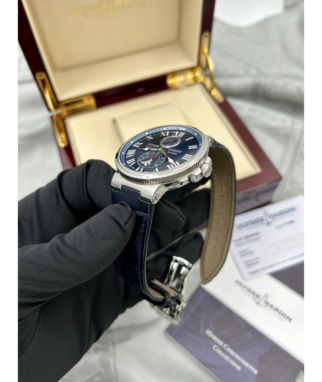 Ulysse Nardin Темно-синие часы, фото 3