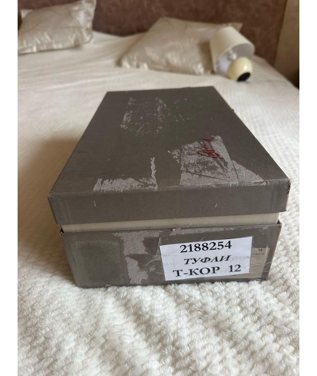 BRIONI Коричневые замшевые туфли, фото 7