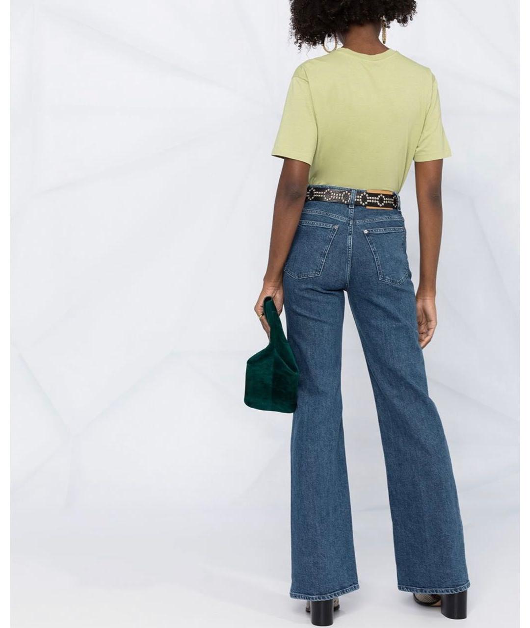 ETRO Салатовая хлопковая футболка, фото 4