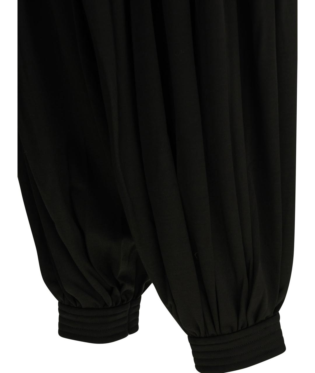 ALAIA Черные шерстяные прямые брюки, фото 4