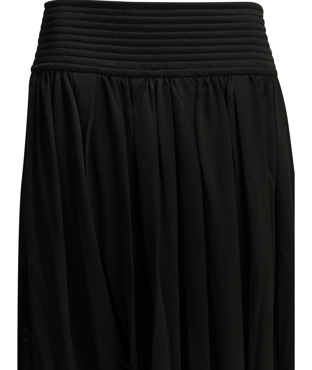 ALAIA Черные шерстяные прямые брюки, фото 3