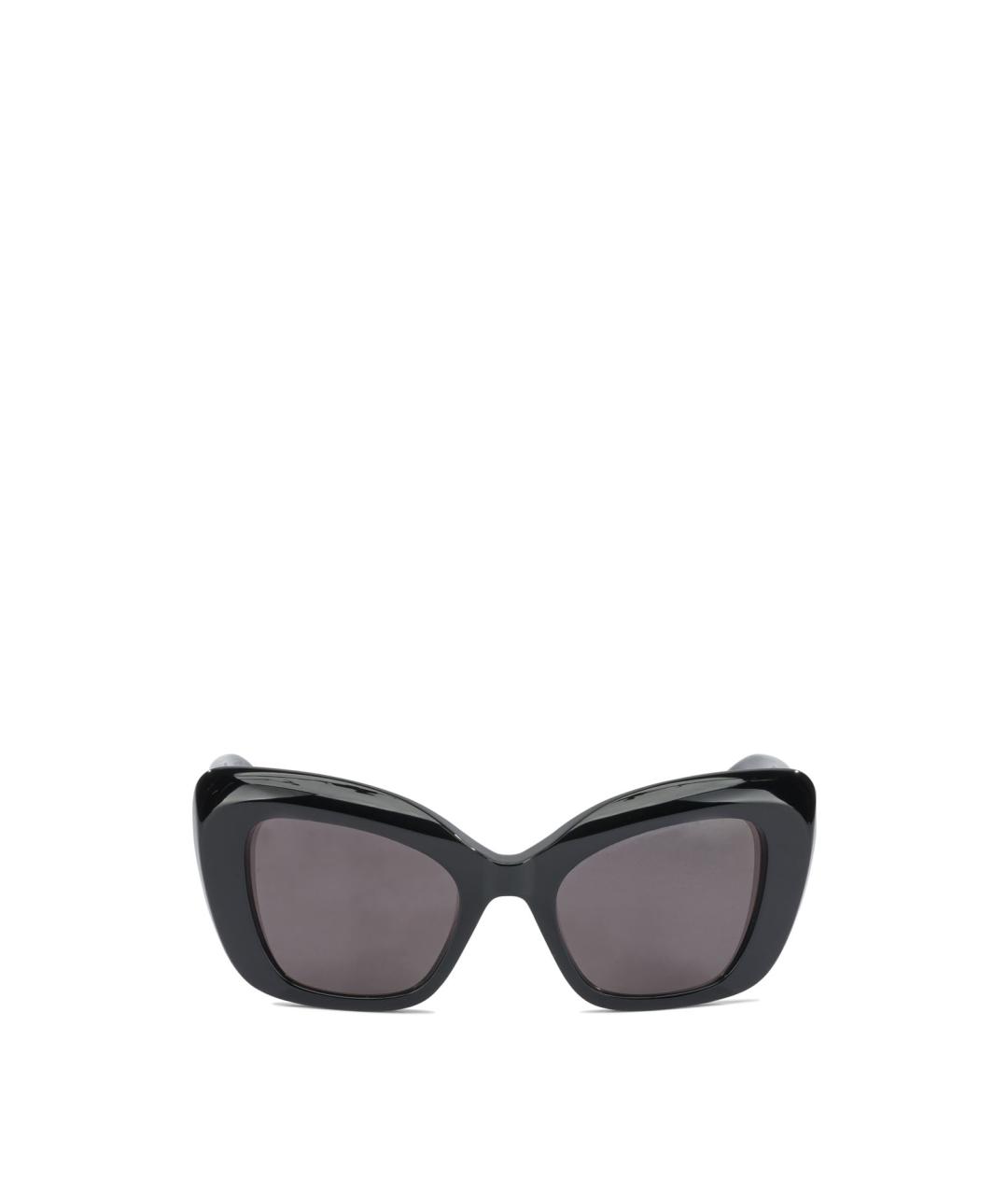 BALENCIAGA Черные пластиковые солнцезащитные очки, фото 1