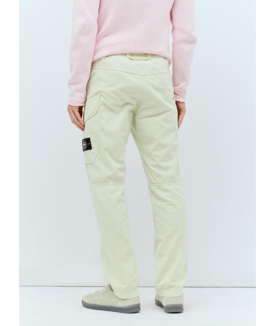STONE ISLAND Хлопковые повседневные брюки, фото 7