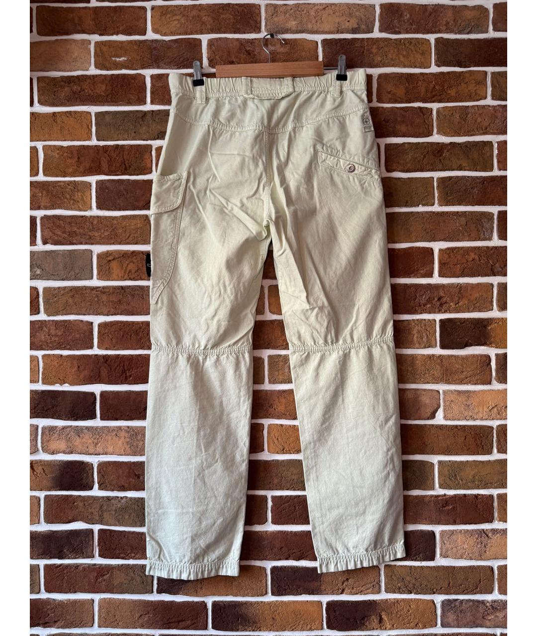 STONE ISLAND Хлопковые повседневные брюки, фото 2