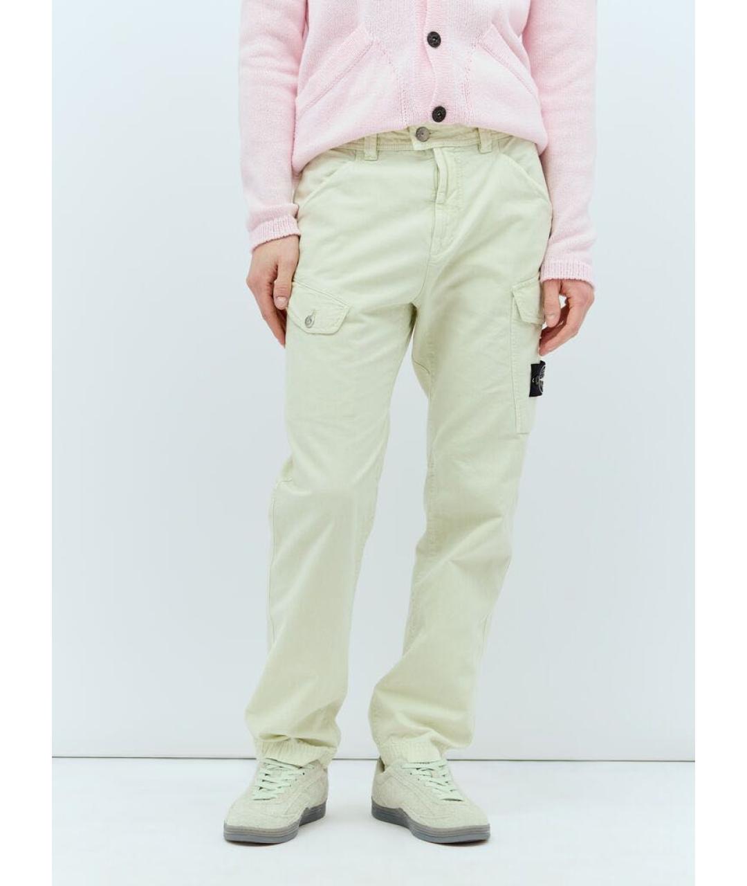 STONE ISLAND Хлопковые повседневные брюки, фото 5