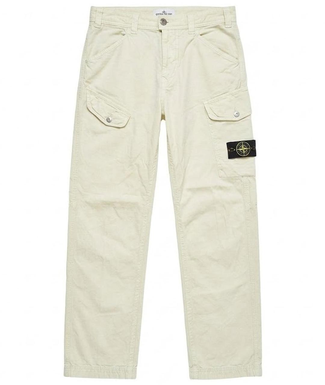 STONE ISLAND Хлопковые повседневные брюки, фото 1