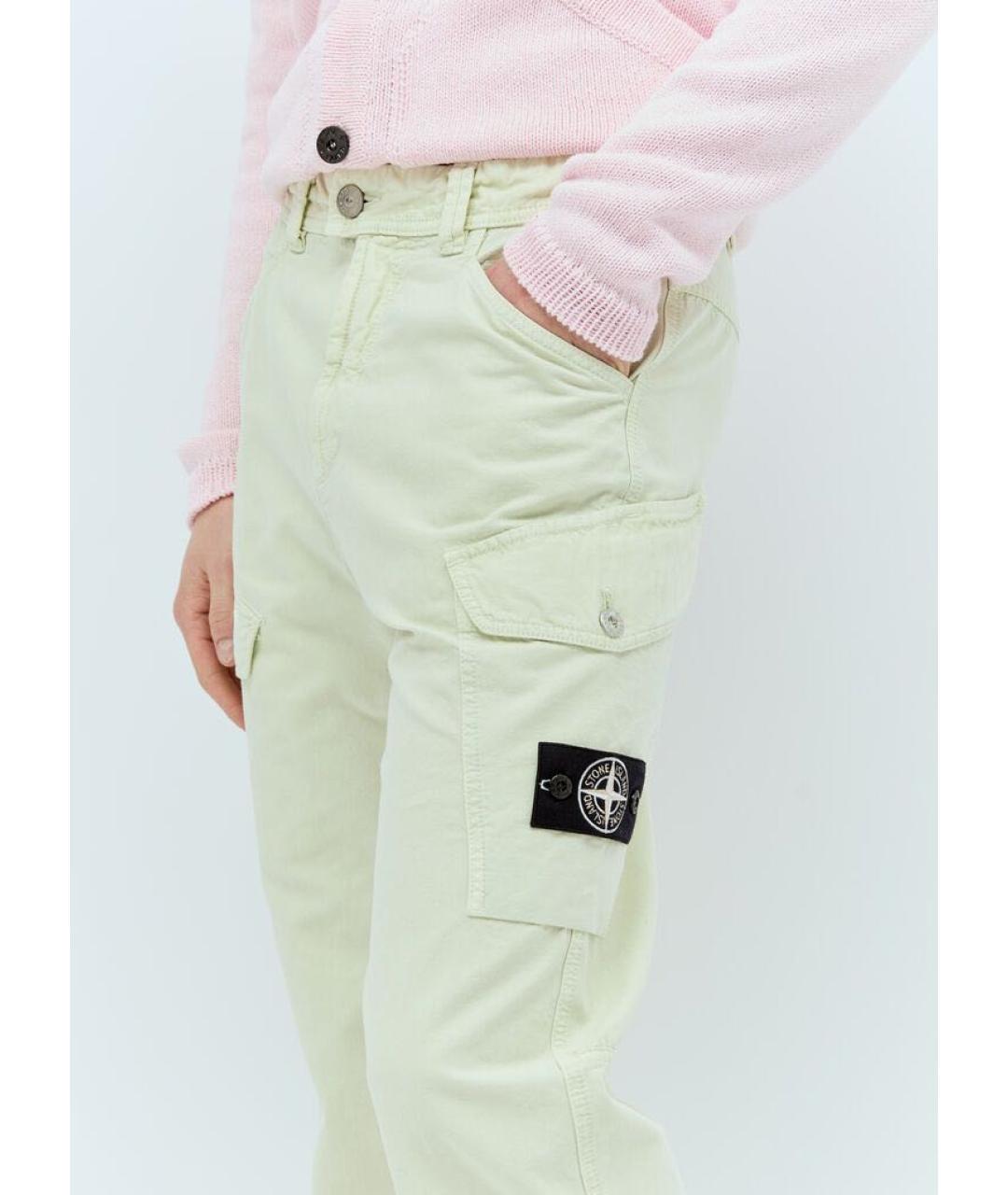 STONE ISLAND Хлопковые повседневные брюки, фото 6