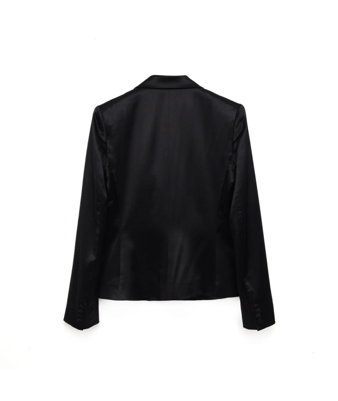RALPH LAUREN Черный шелковый жакет/пиджак, фото 2