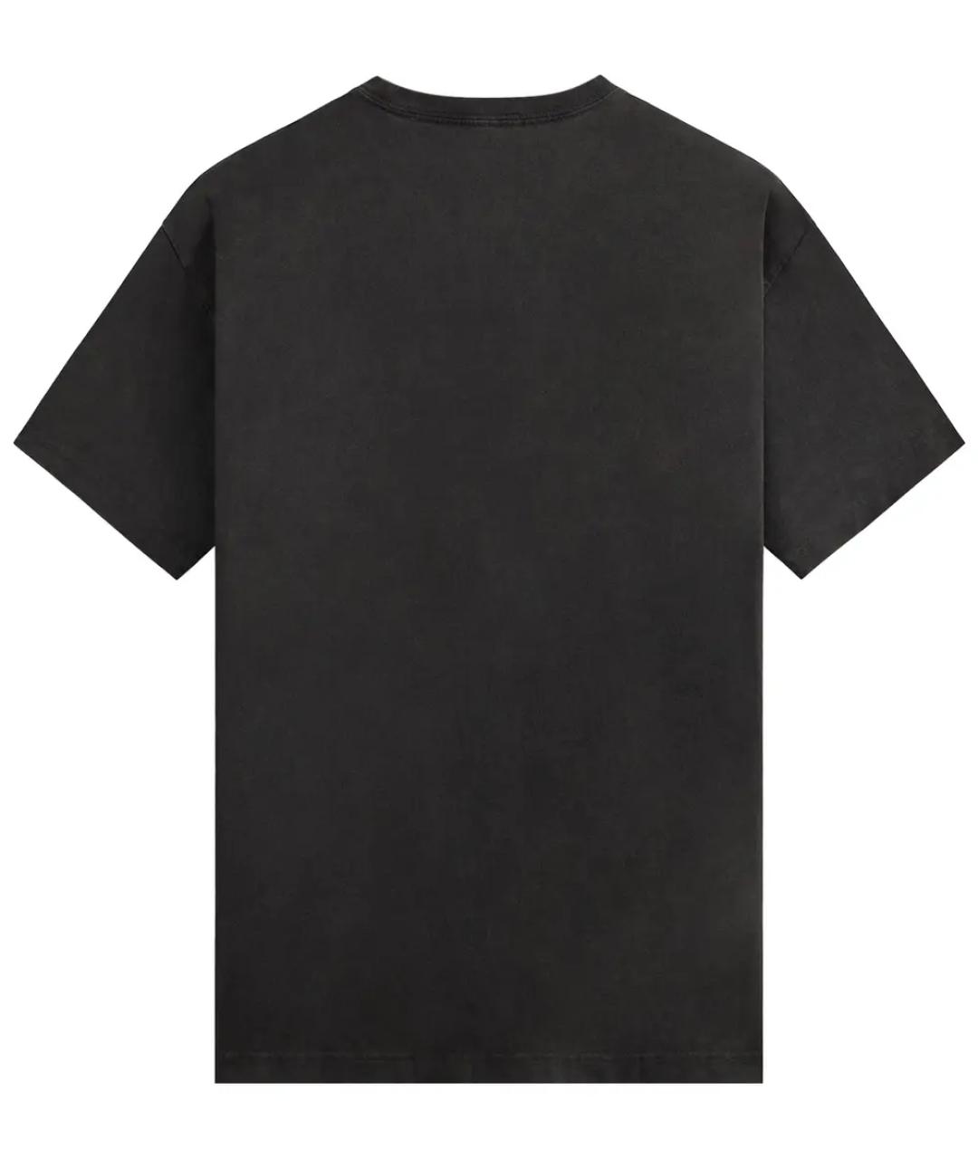 KITH Черная хлопковая футболка, фото 2