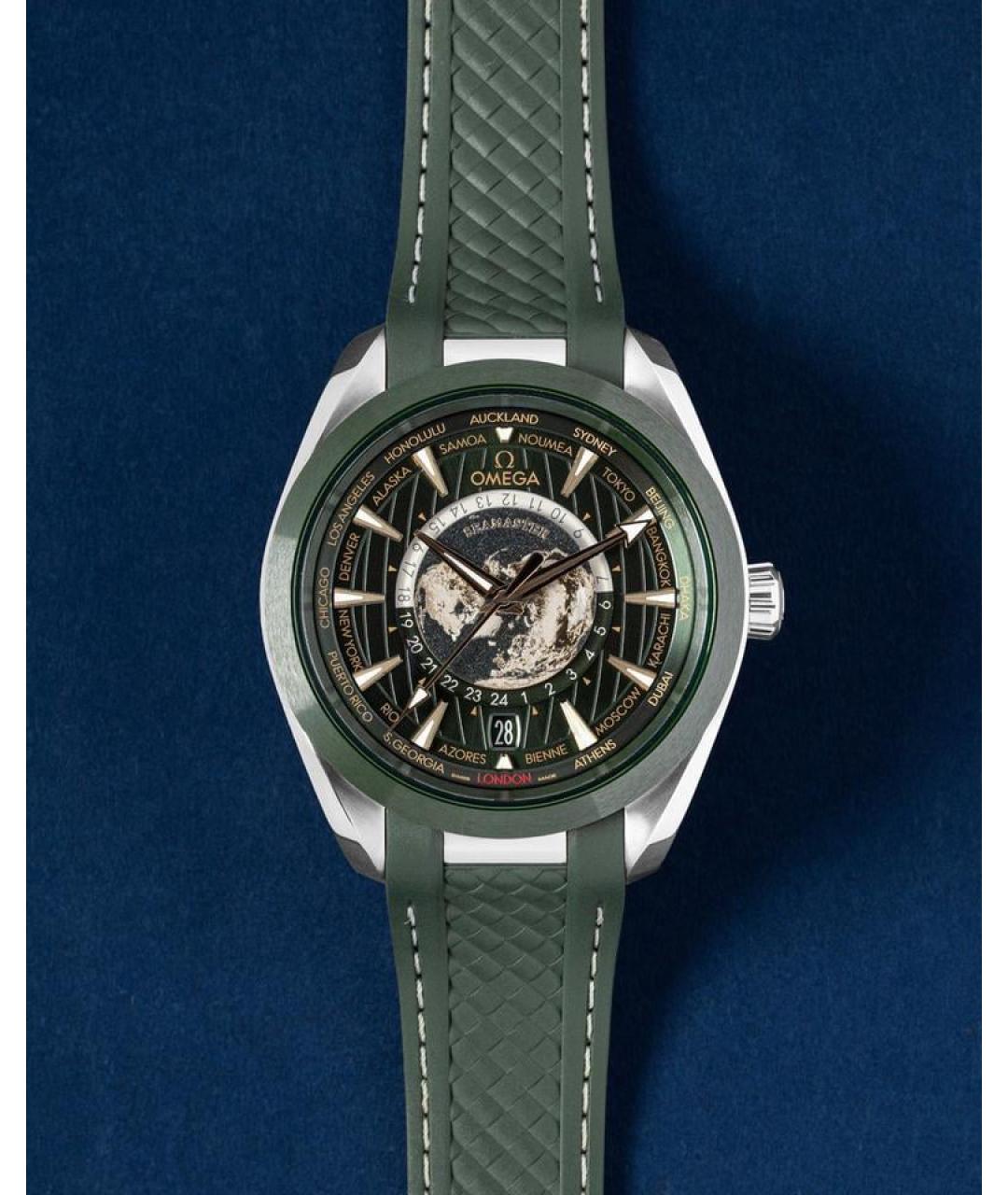 OMEGA Зеленые часы, фото 2