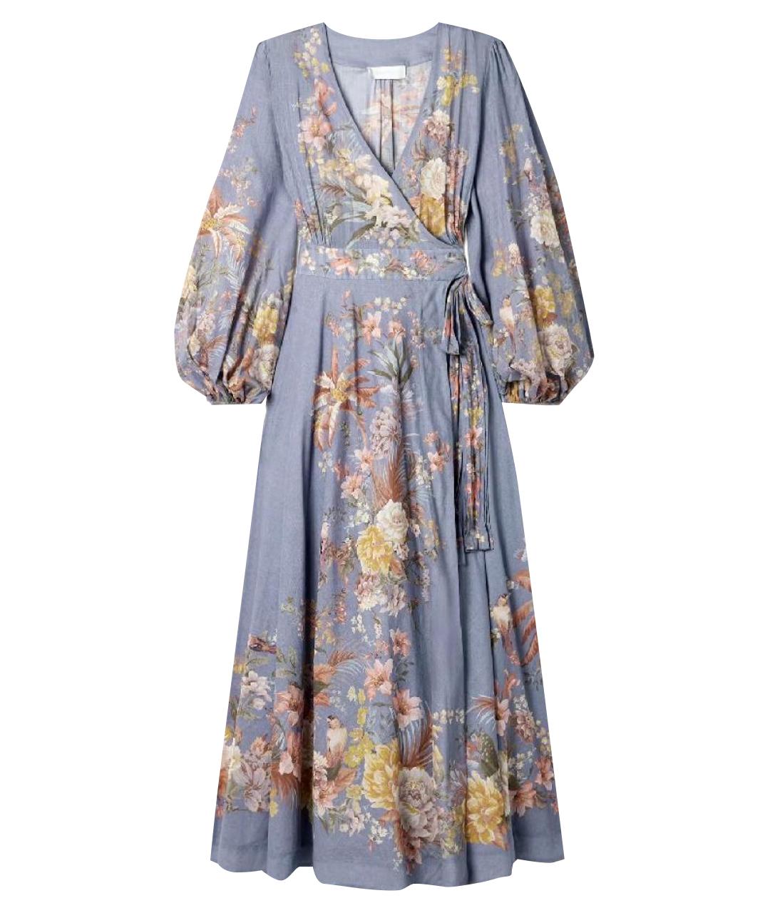 ZIMMERMANN Мульти хлопковое повседневное платье, фото 1