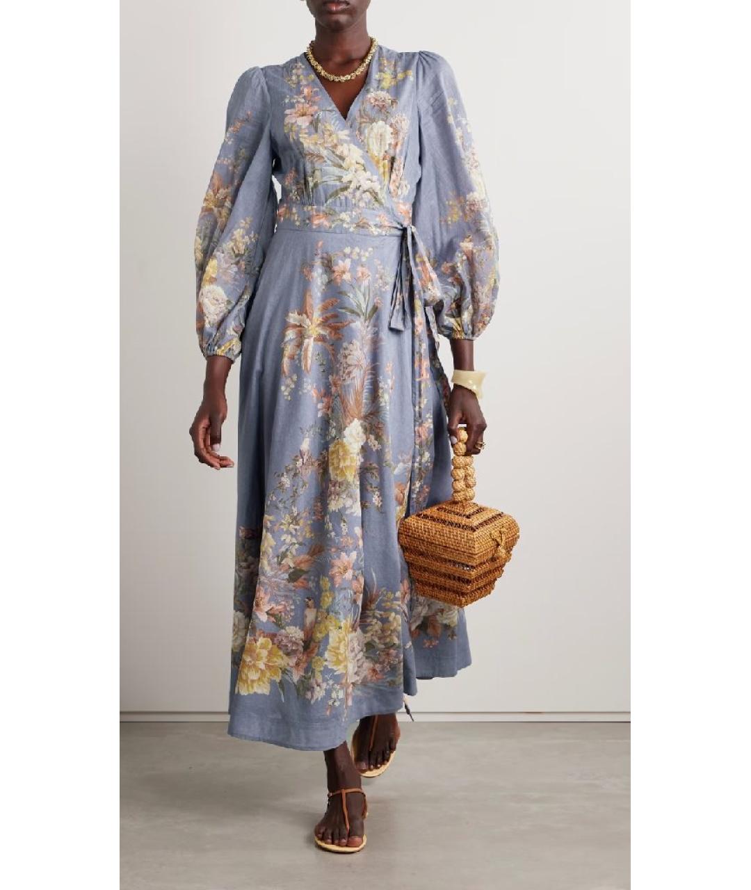 ZIMMERMANN Мульти хлопковое повседневное платье, фото 5