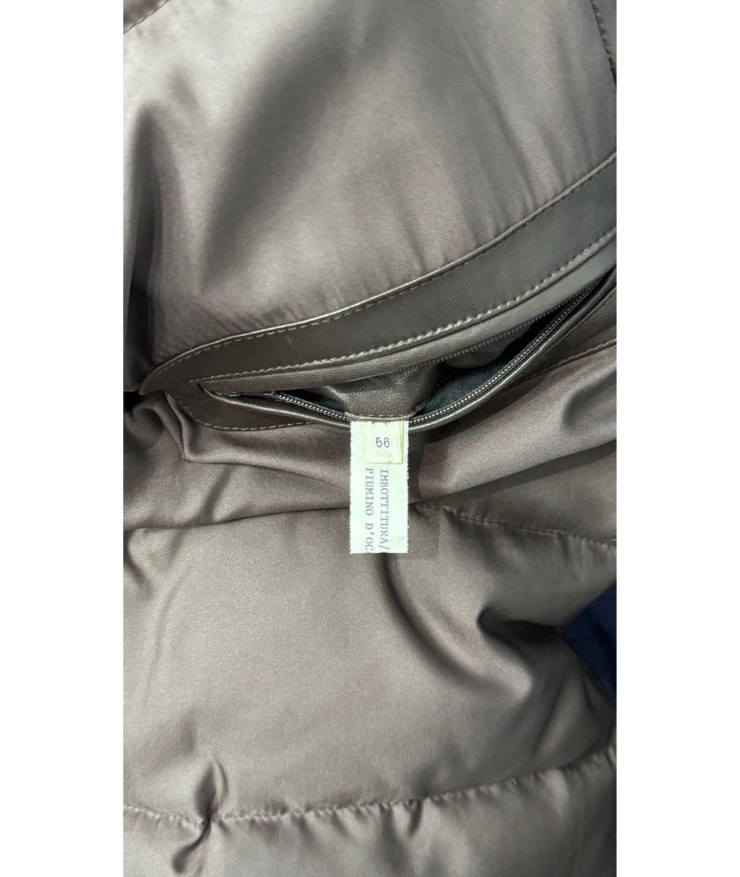 KITON Синее кашемировое пальто, фото 5