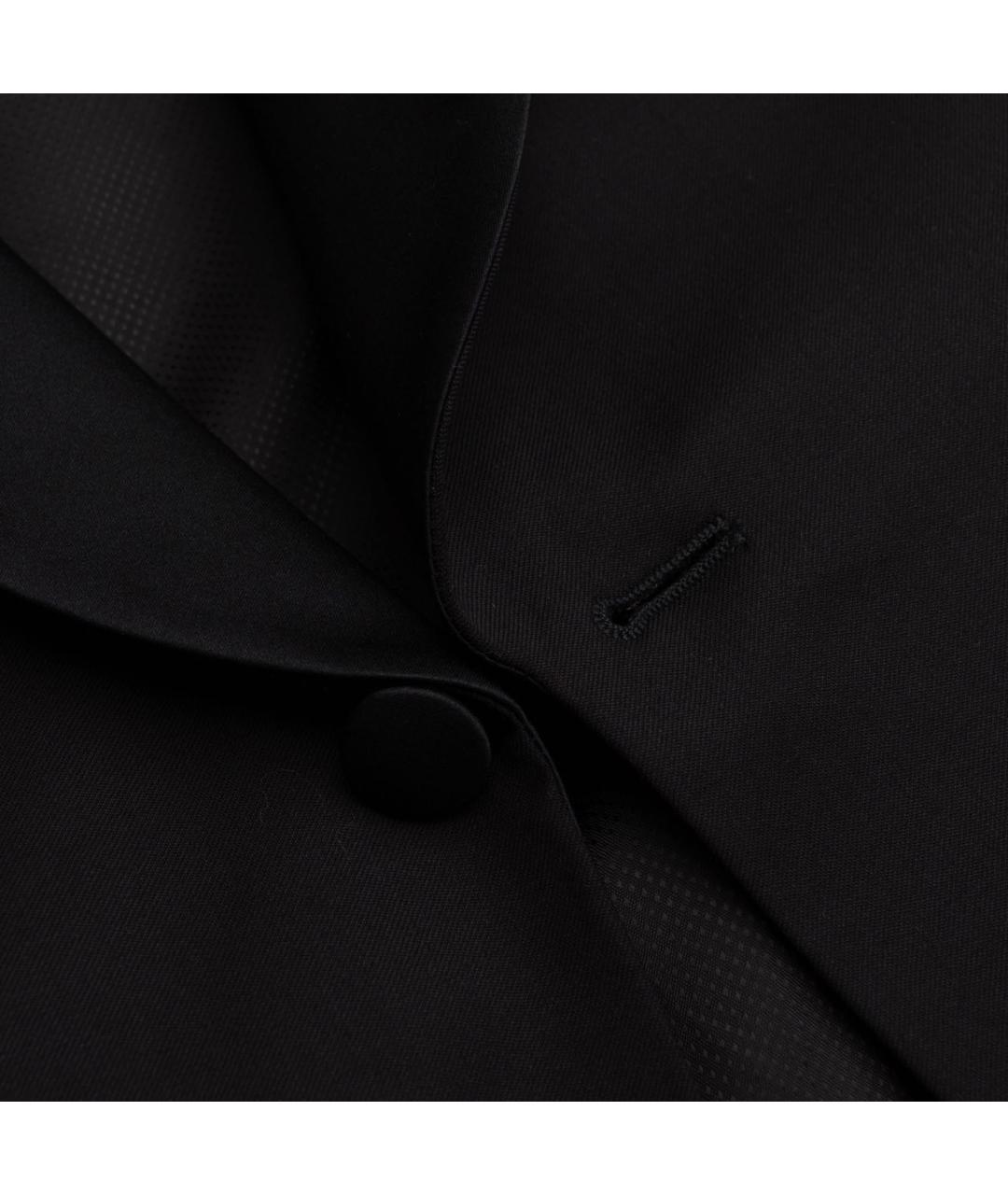 HUGO BOSS Черный шерстяной пиджак, фото 4