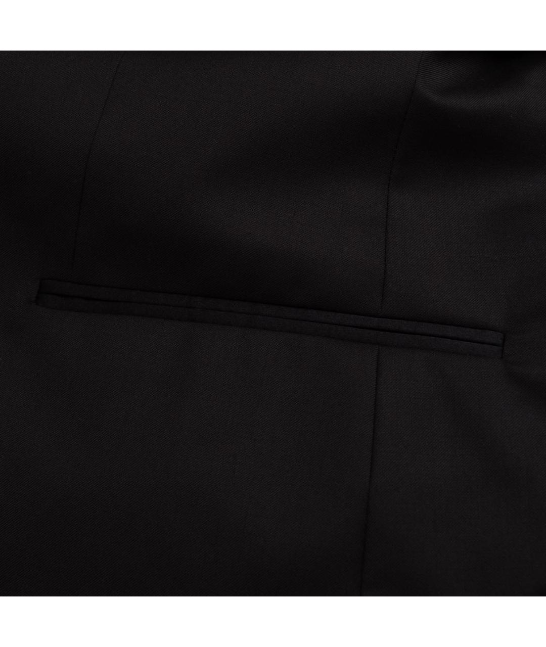 HUGO BOSS Черный шерстяной пиджак, фото 5