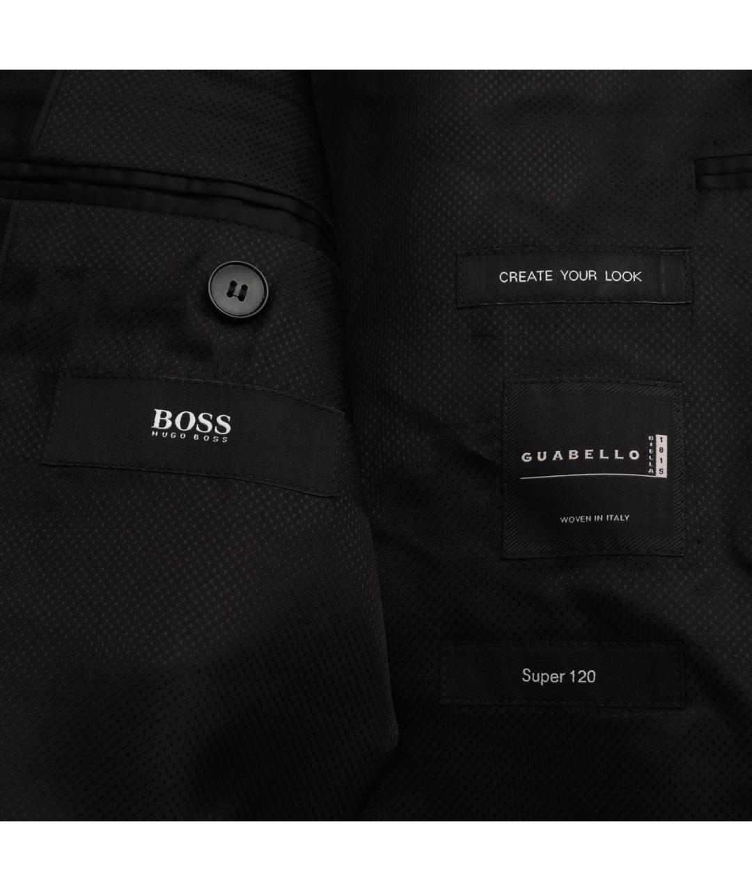 HUGO BOSS Черный шерстяной пиджак, фото 6