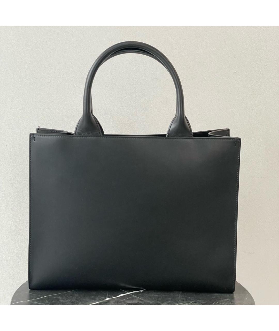 DOLCE&GABBANA Черная сумка тоут, фото 3