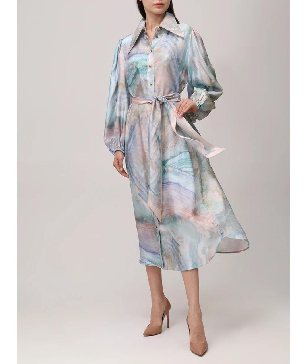 ZIMMERMANN Мульти шелковое платье, фото 5