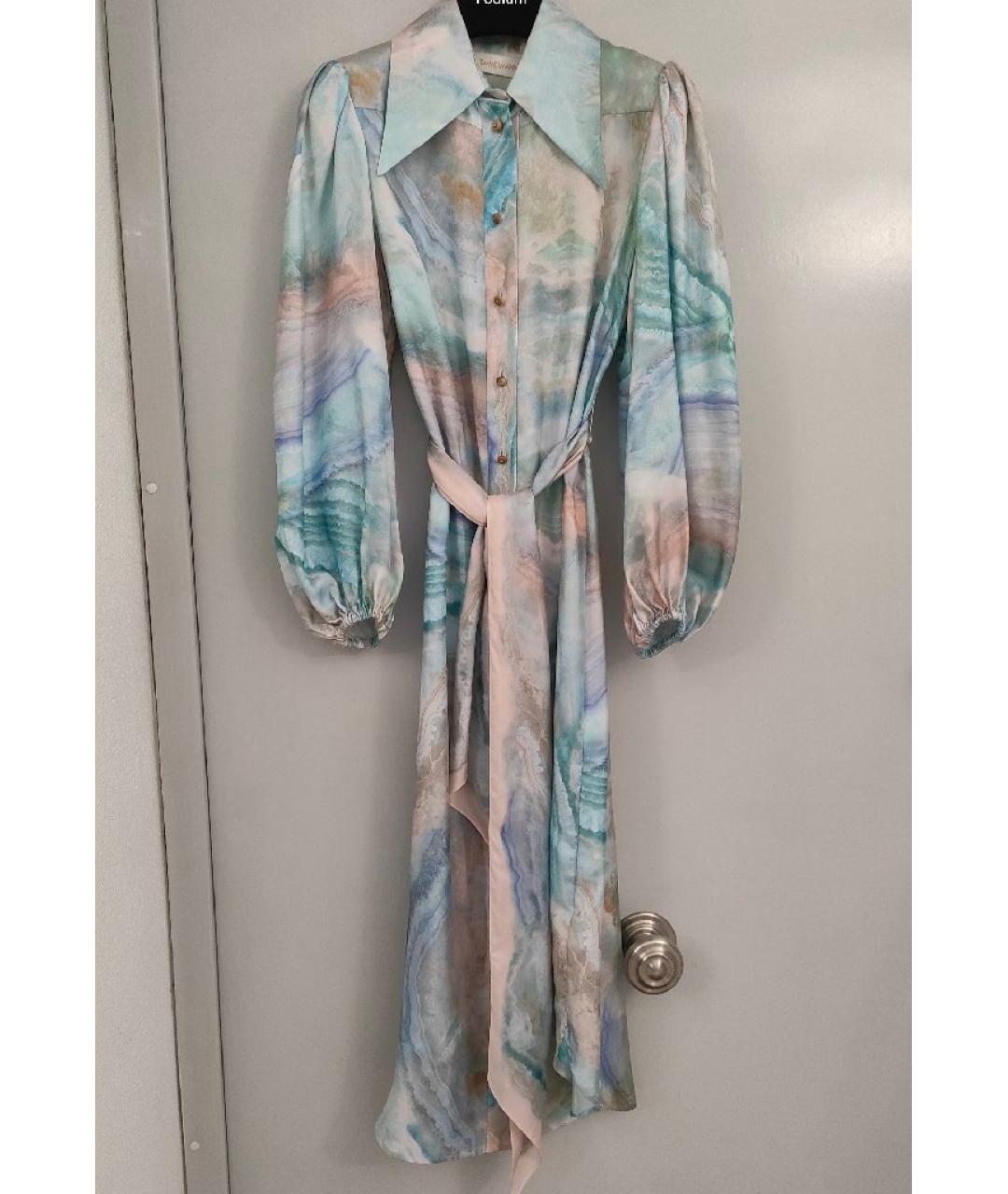 ZIMMERMANN Мульти шелковое платье, фото 8