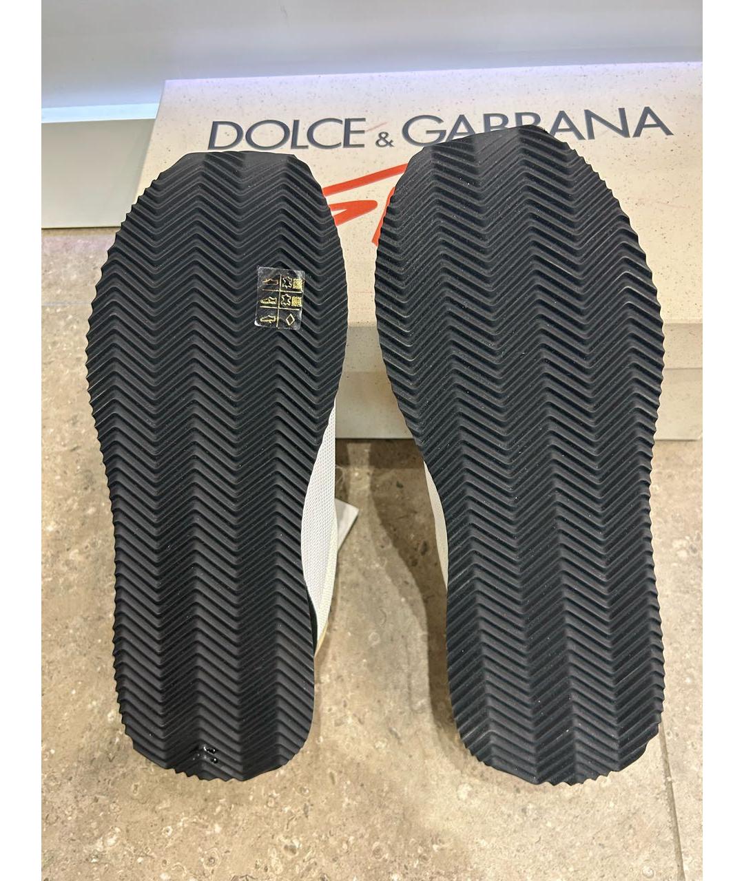 DOLCE&GABBANA Мульти замшевые низкие кроссовки / кеды, фото 7