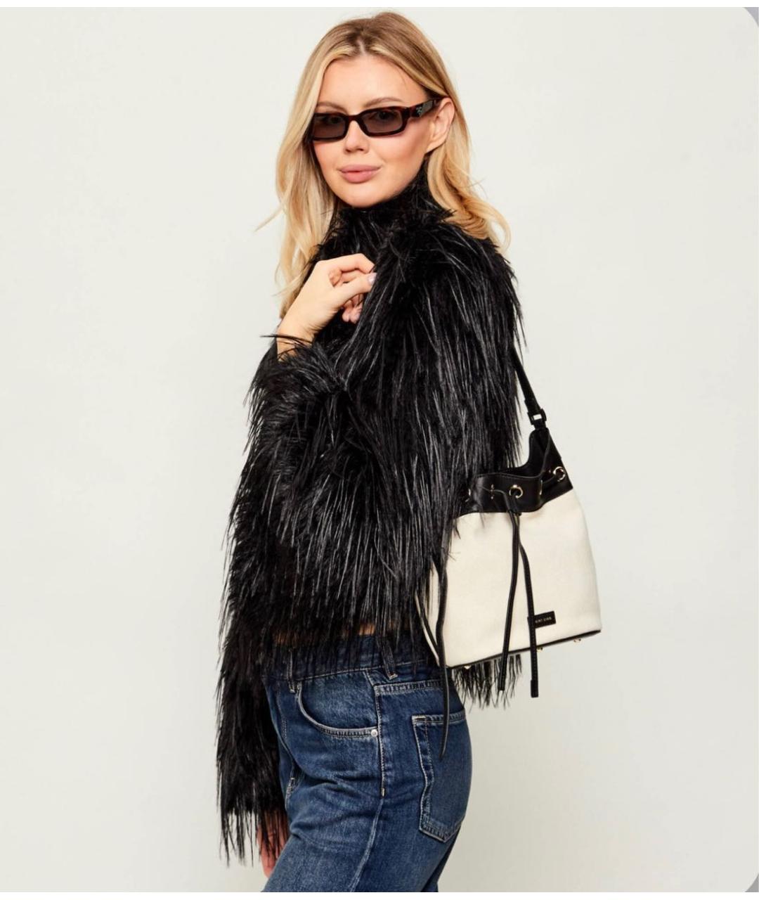 ANINE BING Бежевая тканевая сумка через плечо, фото 5