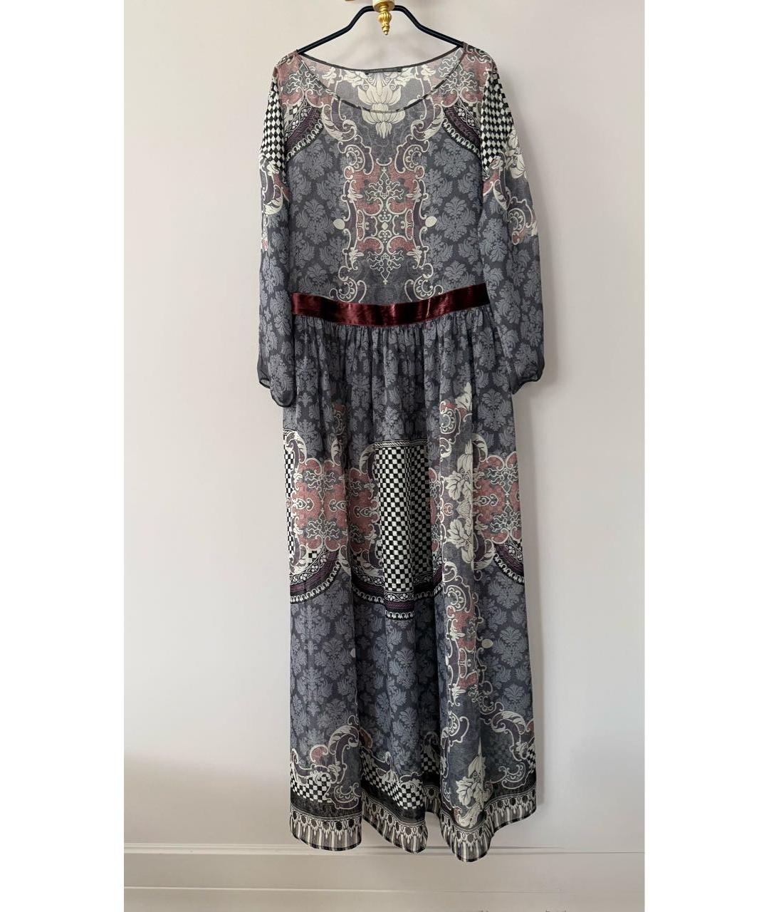 ALBERTA FERRETTI Шелковое вечернее платье, фото 8