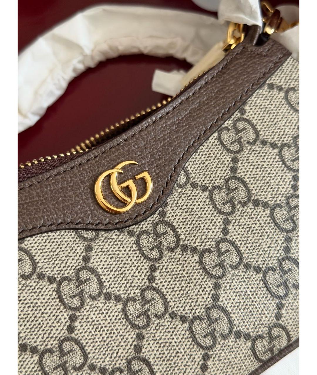 GUCCI Бежевая сумка через плечо, фото 6